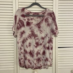 American Eagle Outfitters tie dye tee shirt, Soft & Sexy V-neck
